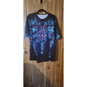RAD custom apparel black/blue t-shirt